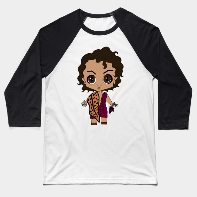 Dionysus Baseball T-Shirt by thehistorygirl